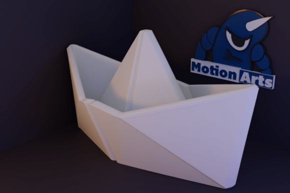 3D Paper Boat: Integrating a Minimalist Classic into Modern Creative Workflows