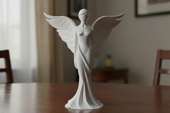 Angel of Fairy – 3D STL File 🌸: Integrating Celestial Design into Your Creative Workflow