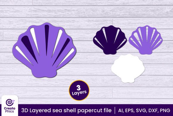 Bringing the Coast Home: A Guide to 3D Layered Sea Shell Papercut SVG Designs
