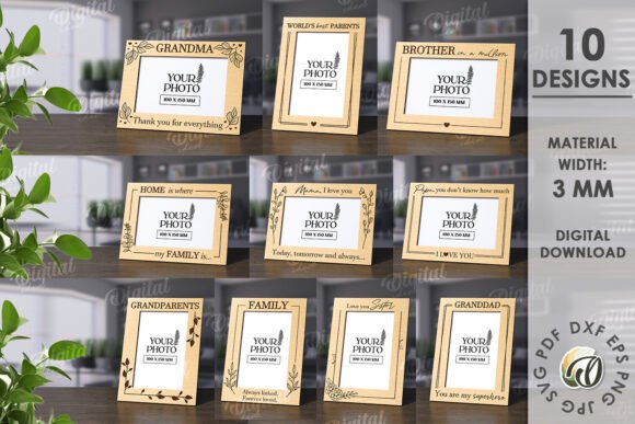 Crafting Memories: 3D Family Photo Frames