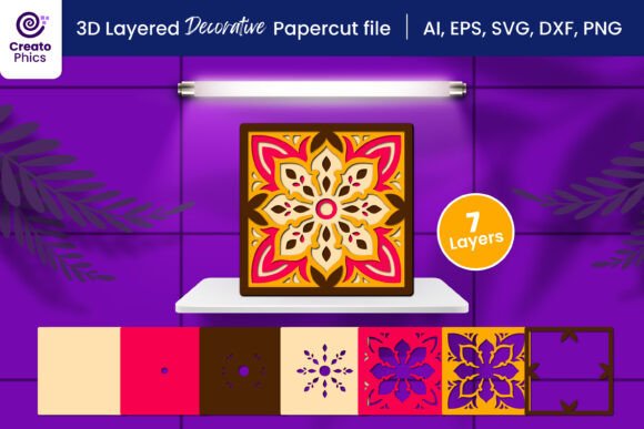 Crafting Serenity with 3D Layered Papercut Mandalas