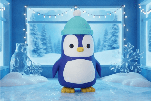 Cute Chibi Penguin 3D Model Print: A Digital Asset for Modern Makers