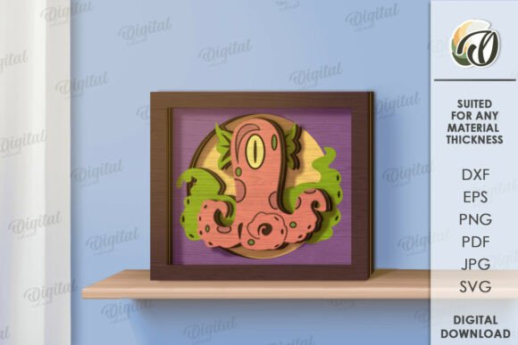 Elevate Designs with 3D Monster Layered Decor