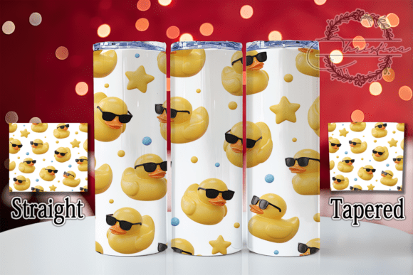 Elevating Drinkware Design with the 3D Inflated Rubber Duck Tumbler Aesthetic