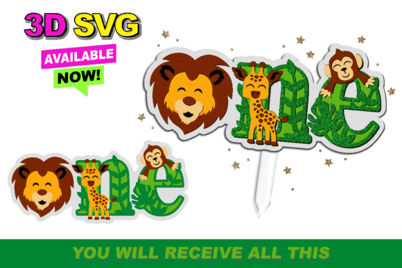 Elevating Event Design with the Wild One Cake Topper 3D SVG Collection