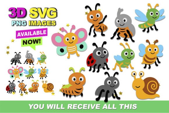 Evaluating Cute Bugs Elements 3D SVG and Clipart for Modern Crafting Projects