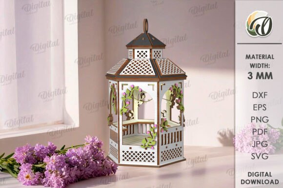 Evaluating the 3D Gazebo Lantern Laser Cut Digital Design