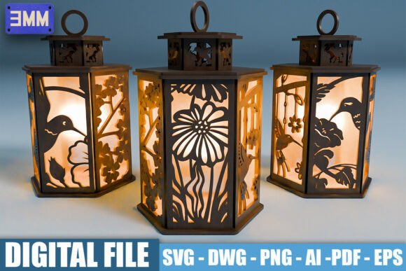 Evaluating the 3D Hummingbird Lantern Laser Cut Files for Precision Crafting