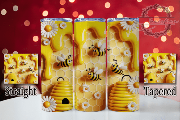 Evaluating the 3D Inflated Honey Bee Tumbler Design for Custom Drinkware