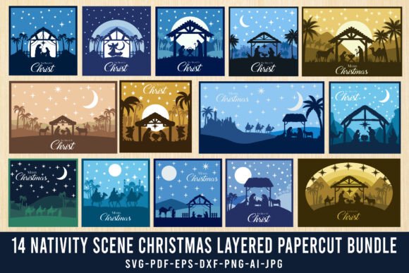 Evaluating the 3D Nativity Scene Paper Cut Bundle for Holiday Crafting Projects