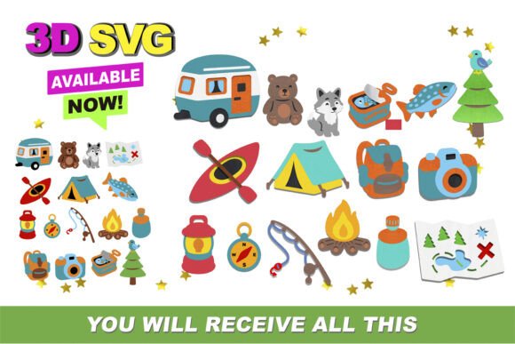 Evaluating the Practical Value of Camping Elements 3D SVG for Creators