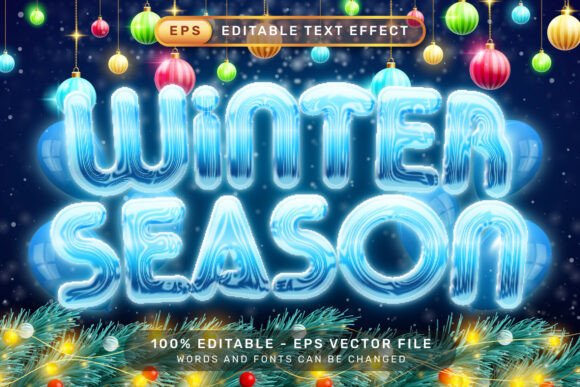 Evaluating the Winter and Christmas 3D Text Effect for Holiday Design