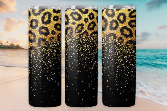 Leopard Glitter Tumbler Wrap 20oz 3d Jpg: Elevating Sublimation with Trendy Digital Art