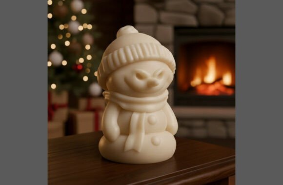 Snowman Christmas 3D Print STL A34