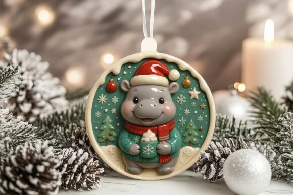 The Strategic Value of Digital Assets: Leveraging the 3D Porcelain Hippo Christmas Ornament for Modern Creative Workflows