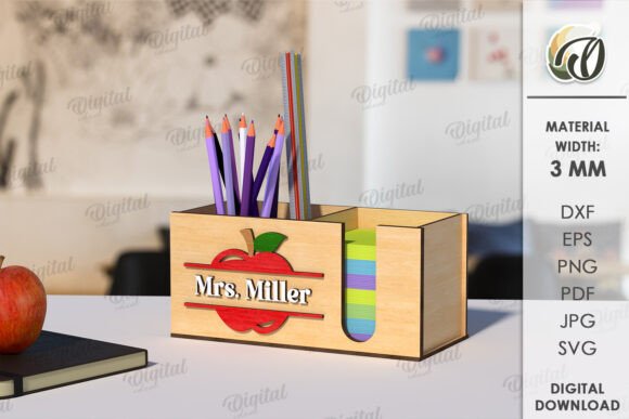 Unlocking Creativity: A Guide to the 3D Teacher Pencil Holder Laser Cut Design