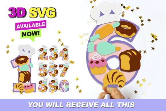 Unlocking Creativity with Bakery Numbers 3D SVG: A Guide for Makers